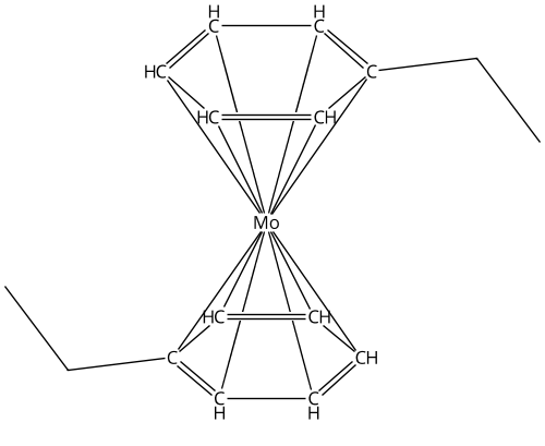 Bis(ethylbenzene)molybdenum Chemical Structure